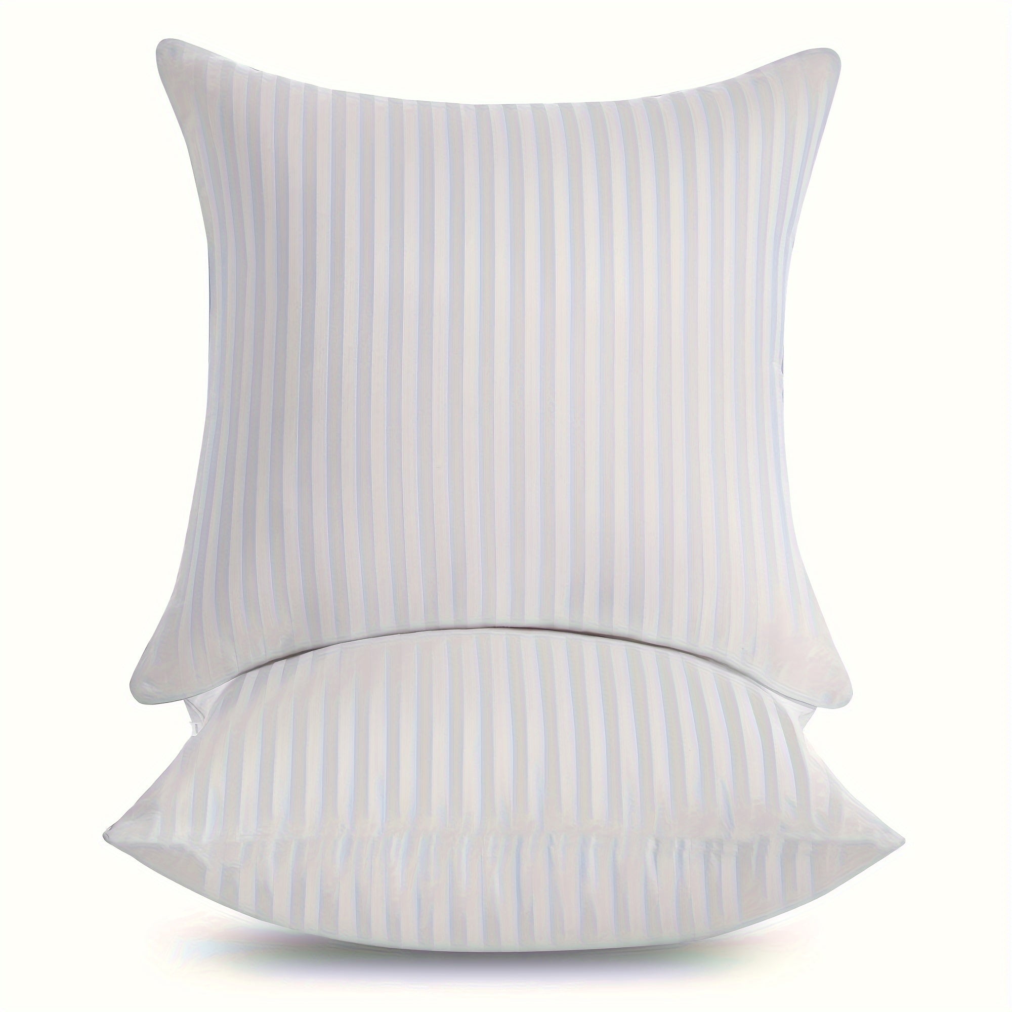 Soft and fluffy 2pc square pillow inserts for bed, sofa, and home decor, with white filling. Perfect for Ramadan.