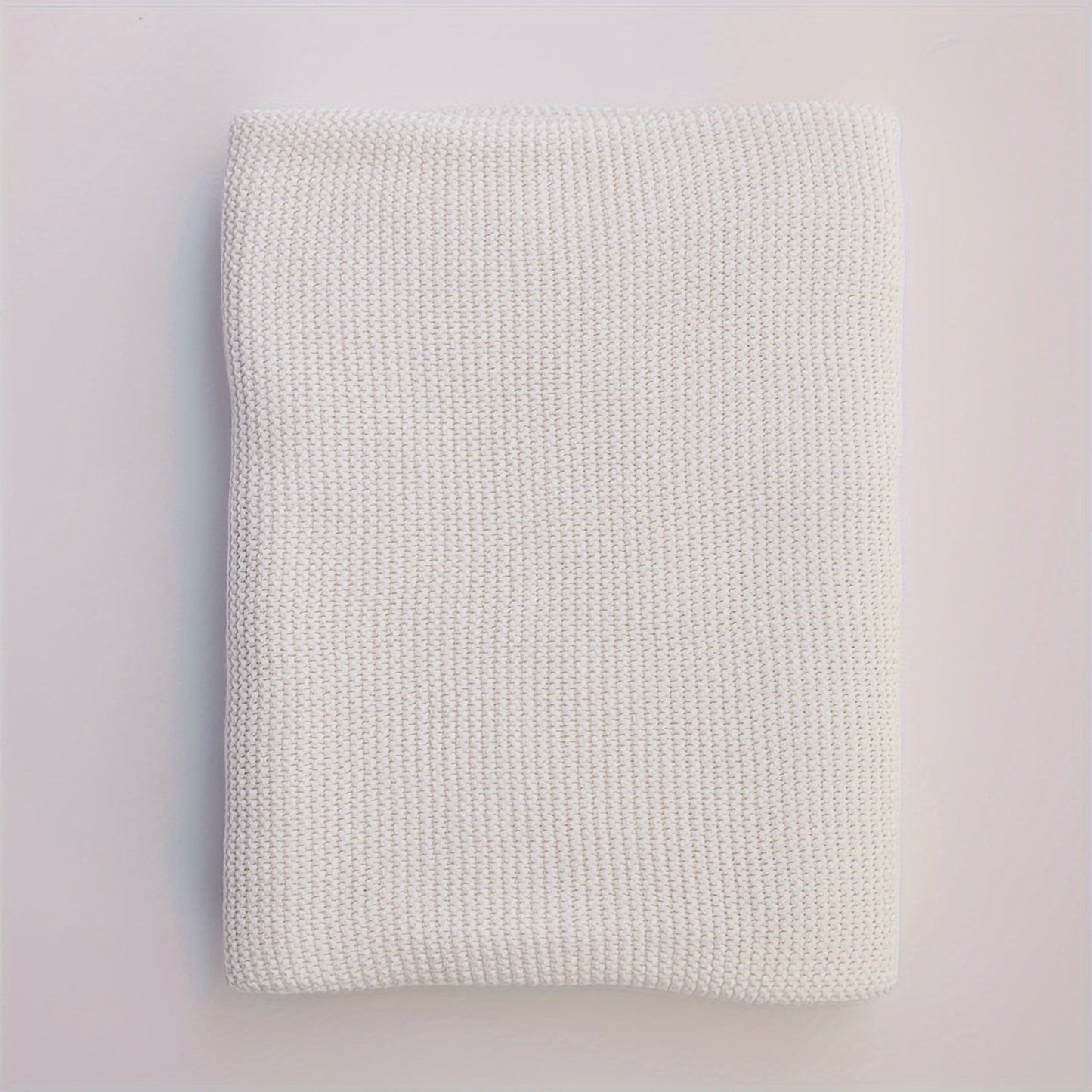 Stay cozy with our Soft Knitted Baby Swaddle Blanket - Ideal for Strollers and Cribs!