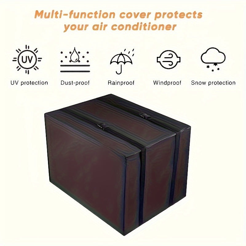 Protect your window air conditioner with the DuraGuard Waterproof Cover. Made of heavy-duty 600D plastic, this cover is UV, snow, and wind resistant. Featuring a breathable mesh for ventilation, it is easy to install and provides outdoor protection for