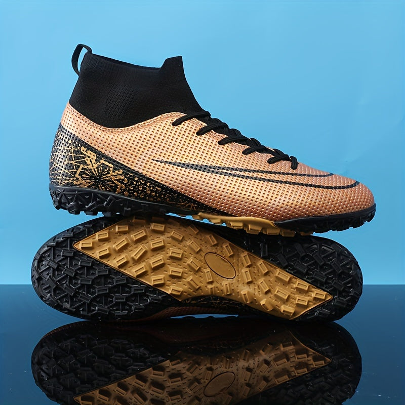 Professional men's soccer cleats for training on turf or indoor surfaces.