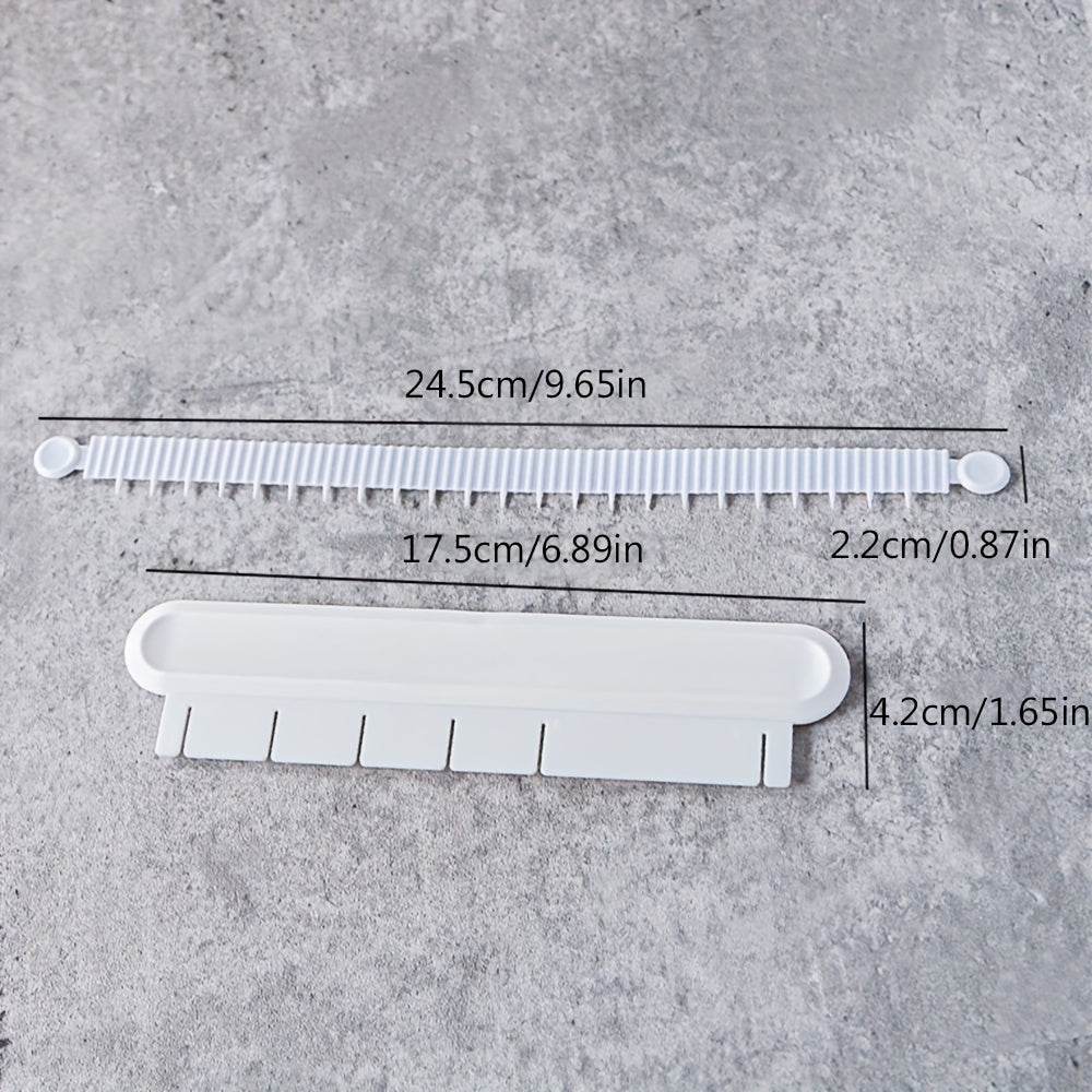 Fondant Cake Arc Ruler Decorating Tool Set with Graduated Scale, perfect for measuring and creating intricate designs for baking and pastry art. Includes Swag Marker, Dividing Set, Garland, Sugarcraft, Gum Paste, Sugar Candy, and other decorative