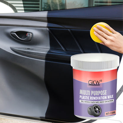 Car maintenance products such as automotive plastic parts refurbishment agent, reducing agent, interior polishing wax, tire coating wax, black car yellowing repair, nano-crystal plating