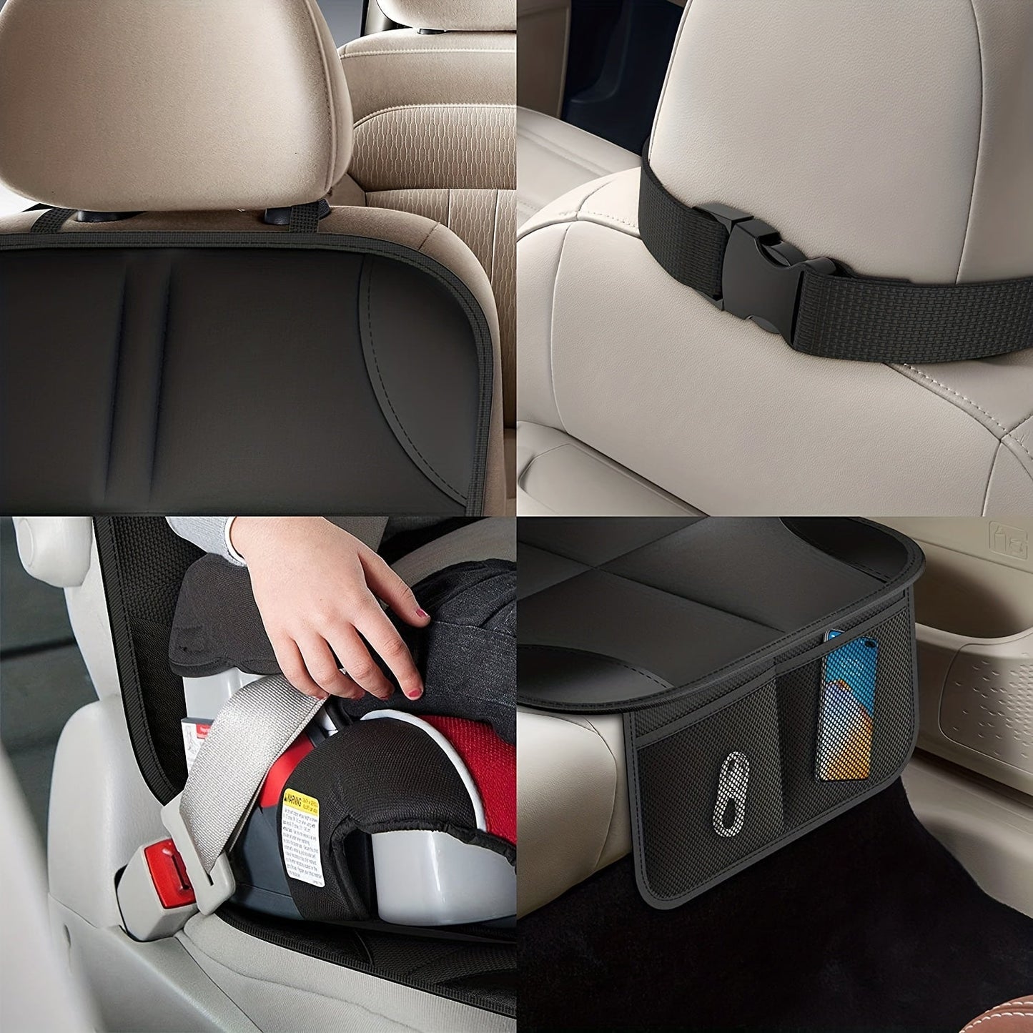 Protect your child with our anti-slip and dirt-resistant car seat cushion, designed to keep them safe and comfortable.