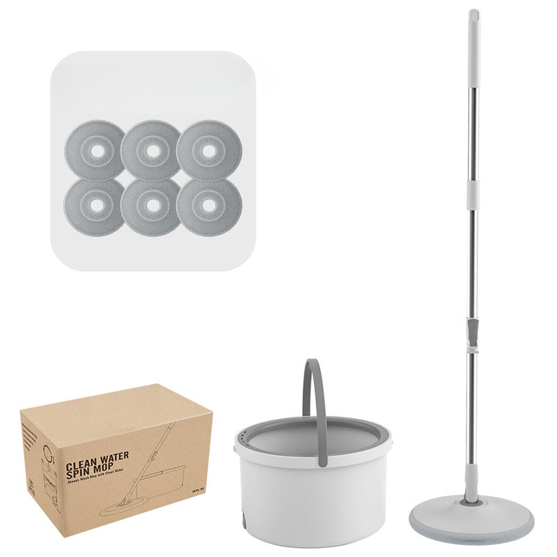 Get the ultimate cleaning solution with our Dual-Use Spin Mop. This hands-free washing system allows for wet and dry floor cleaning in any room of the house - from the living room to the bathroom and kitchen. With efficient separation of dirty water