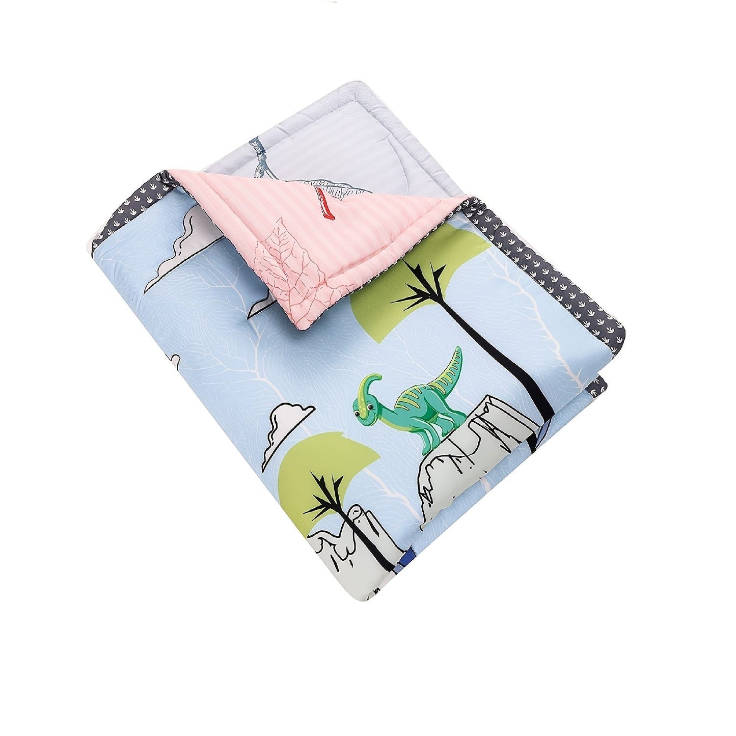 3 piece Dinosaur Elf baby bedding set - perfect for Christmas or Halloween gift