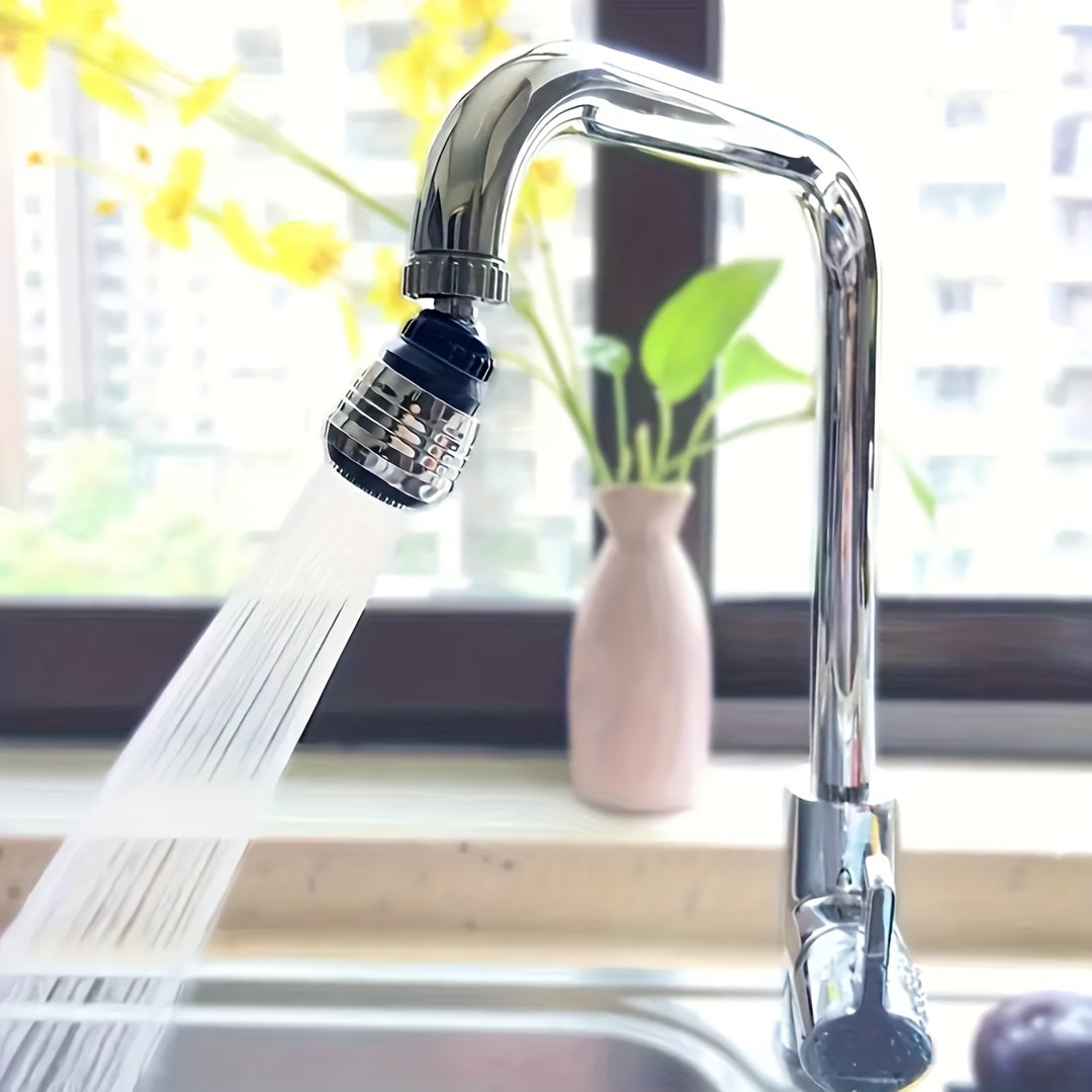 360° Rotating Faucet Extender - Anti-Splash, Leak-Proof, Water-Saving, Ideal for RVs and Hotels