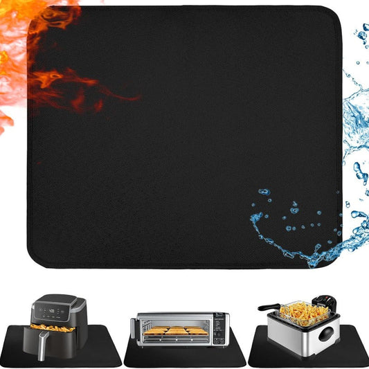 Multi-functional Kitchen Mat that is Heat-Resistant for Air Fryers, Deep Fryers, and Ovens - Protects Quartz Countertops, Made with Advanced Synthetic Fiber Technology, Must-Have Accessory for Home Cooking