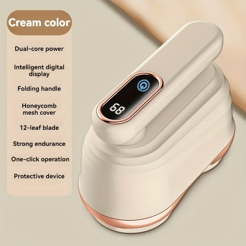 SENBOWE Rechargeable Dual-Blade Hair Ball Remover and Fabric Defuzzer with USB Charging