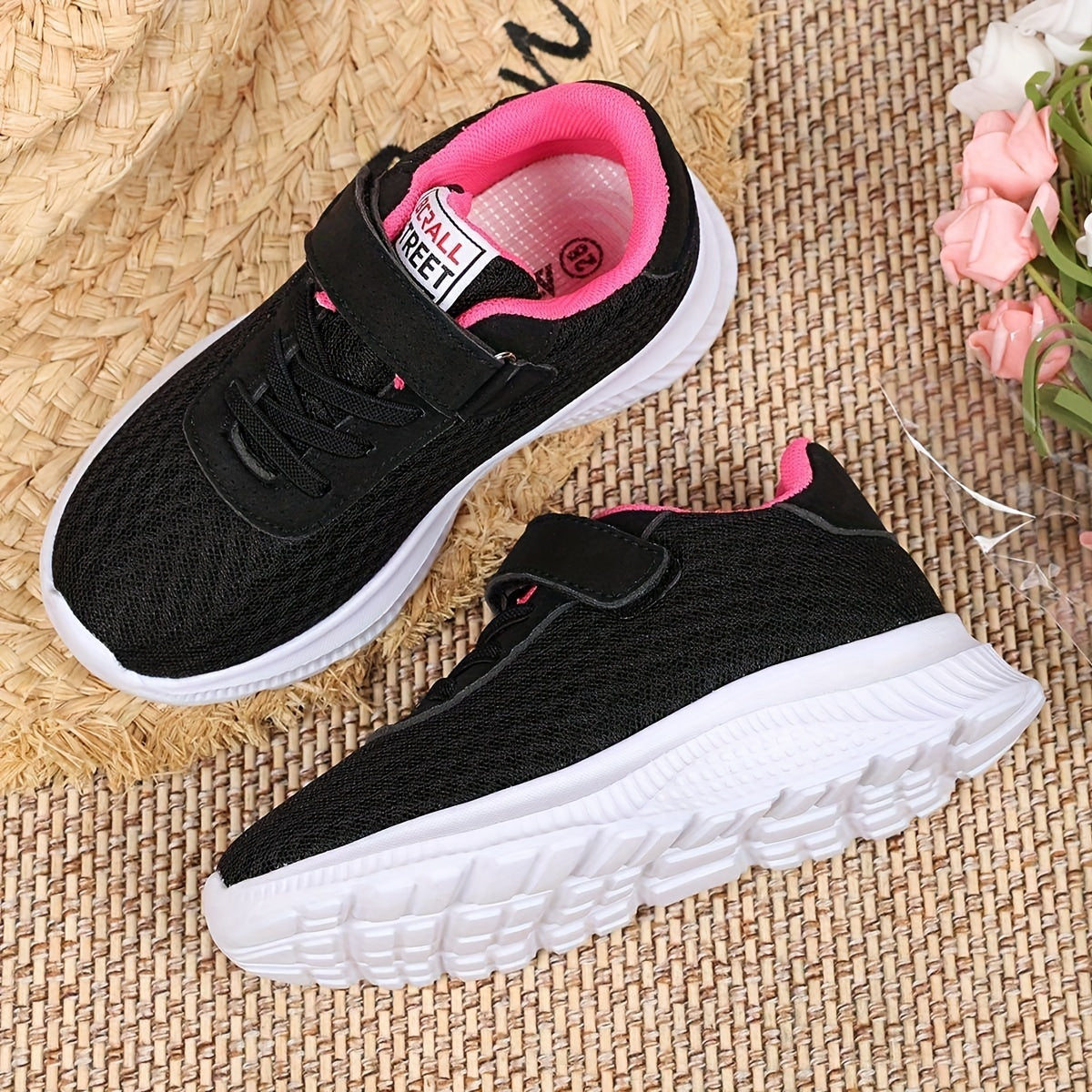 Stylish and casual walking shoes for kids, ideal for indoor and outdoor use for both genders. Comfortable, lightweight, and durable.