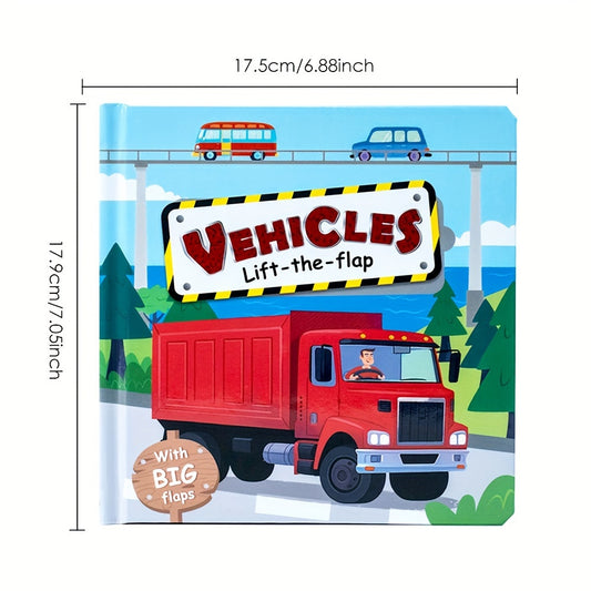 Bear Tale is an interactive board book series for kids to learn vehicle vocabulary with fun lift-the-flap activities.