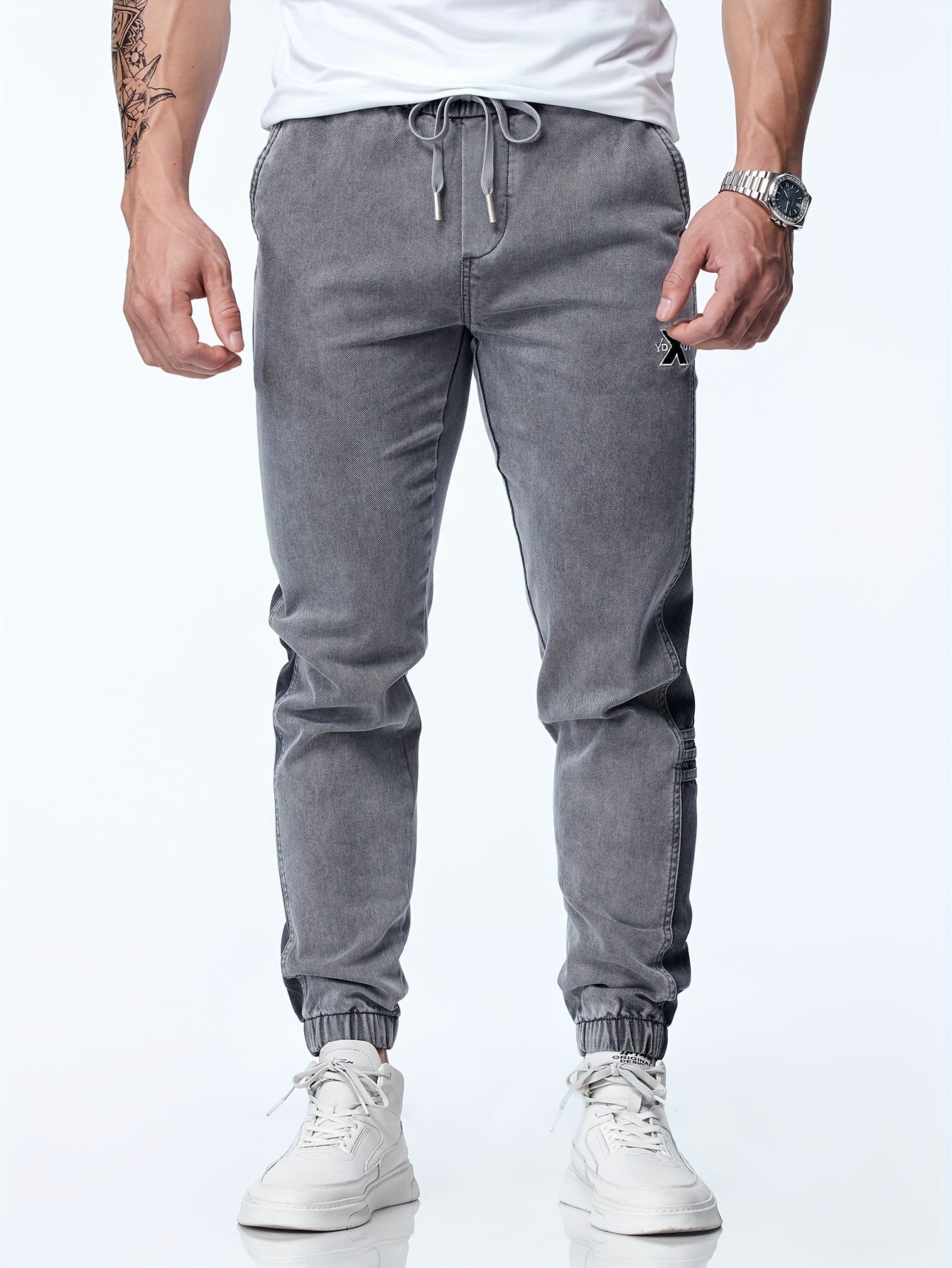 Men's Casual Harem Pants, Street Style Joggers