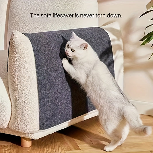 Hairless Cat scratching post and column, scratch-proof area for sofas and carpets, vertical wall sticker combo for all-in-one solution.