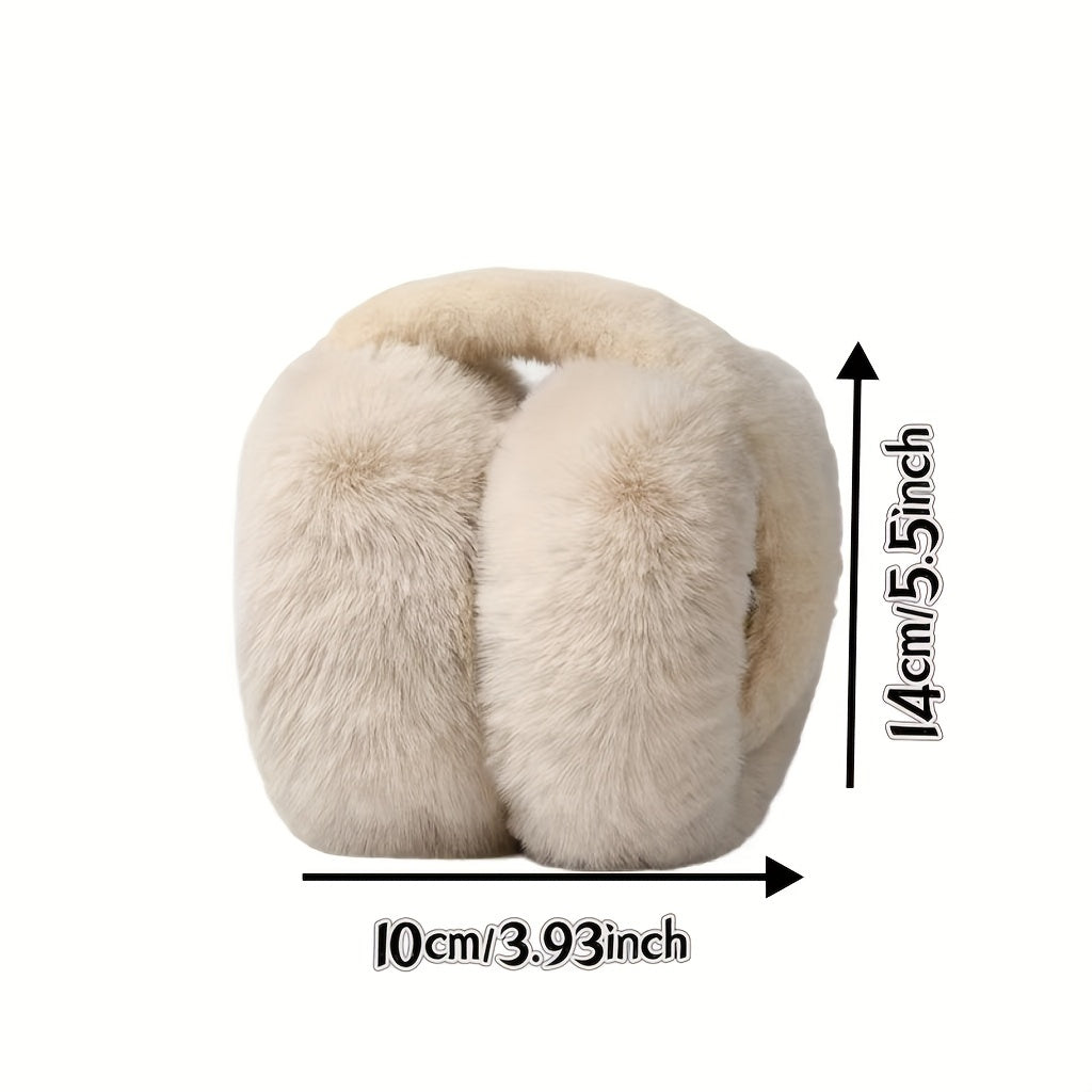 Stay warm and stylish this winter with our foldable plush earmuffs for women. Designed for cold weather with anti-freeze protection, these earmuffs are comfortable and cozy, making them the perfect accessory for staying warm in the chilly months.