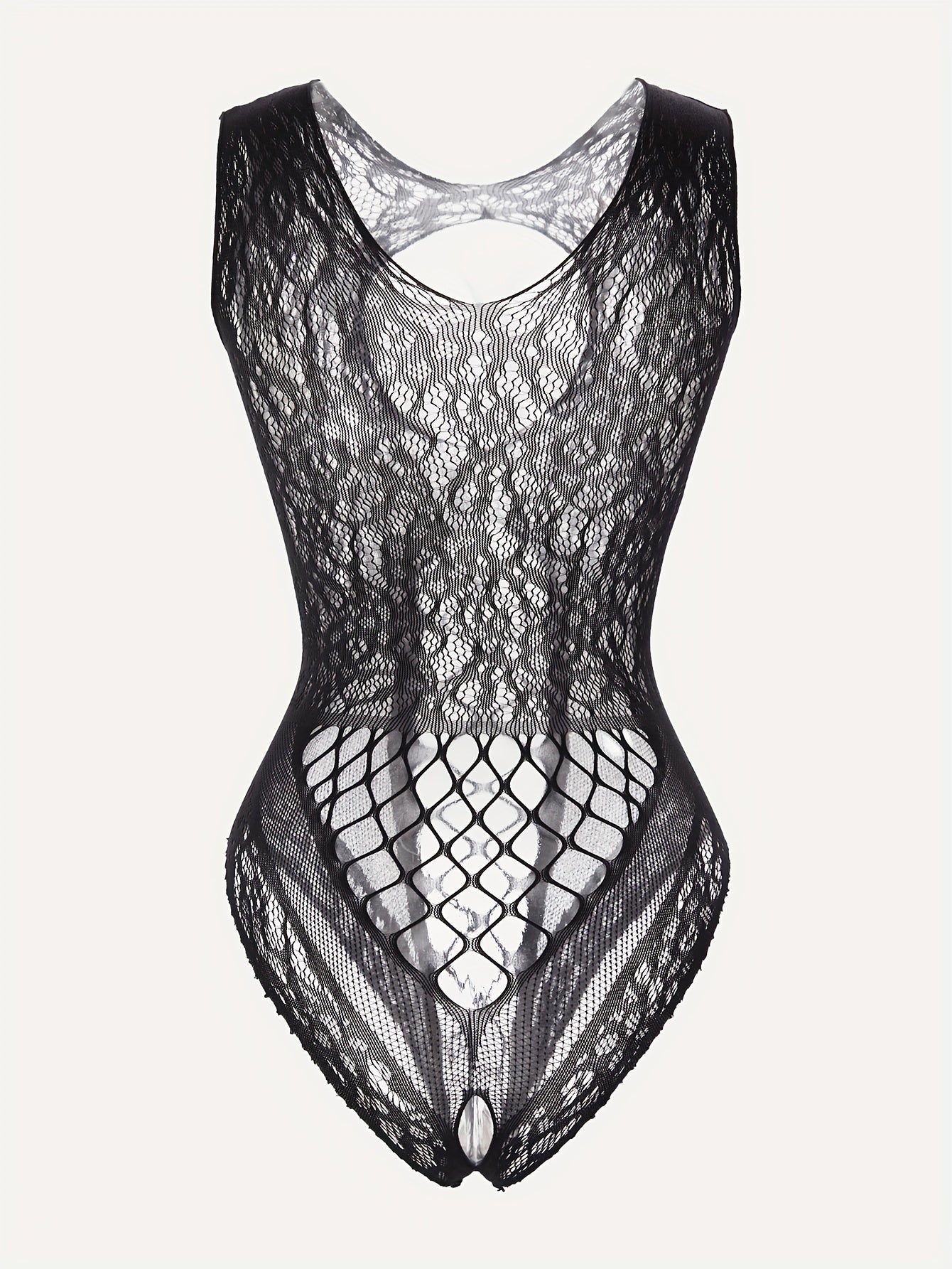 European and American sexy fishnet socks body suit - perfect for nights out or as Internet celebrity lingerie.