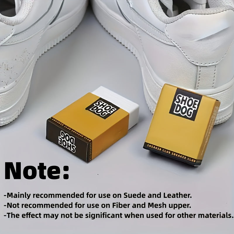 1pc Shoe Cleaning Eraser for Brightening Shoes and Boots, also ideal for Sneaker Cleaning.