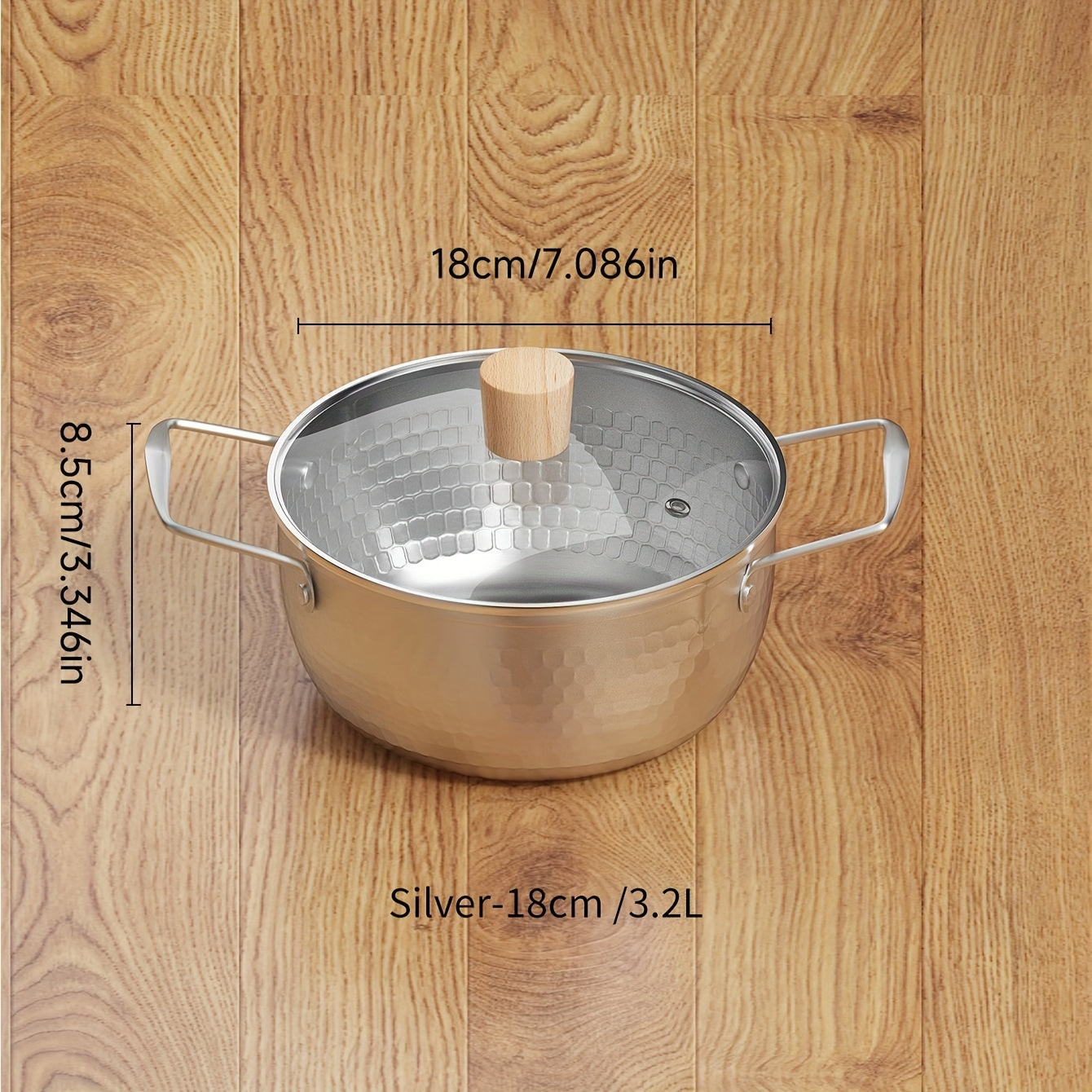 Single person small soup pot, perfect for dorm rooms or camping. Specifically designed for individuals for use both indoors and outdoors.