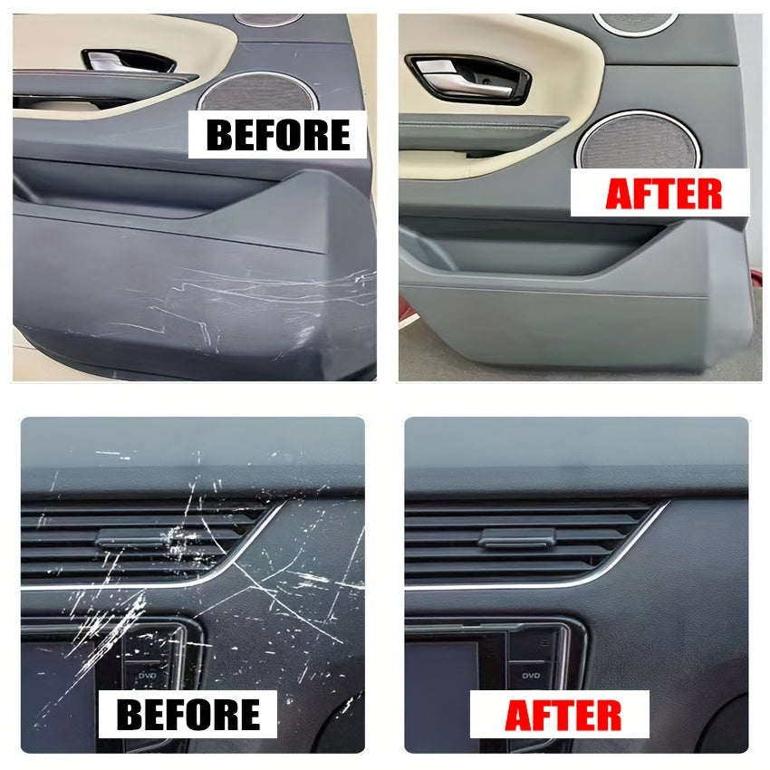 Convenient 100G Car Interior Scratch Repair Kit - Clay-Based Polish for Plastic & Dashboard, Quick Maintenance.