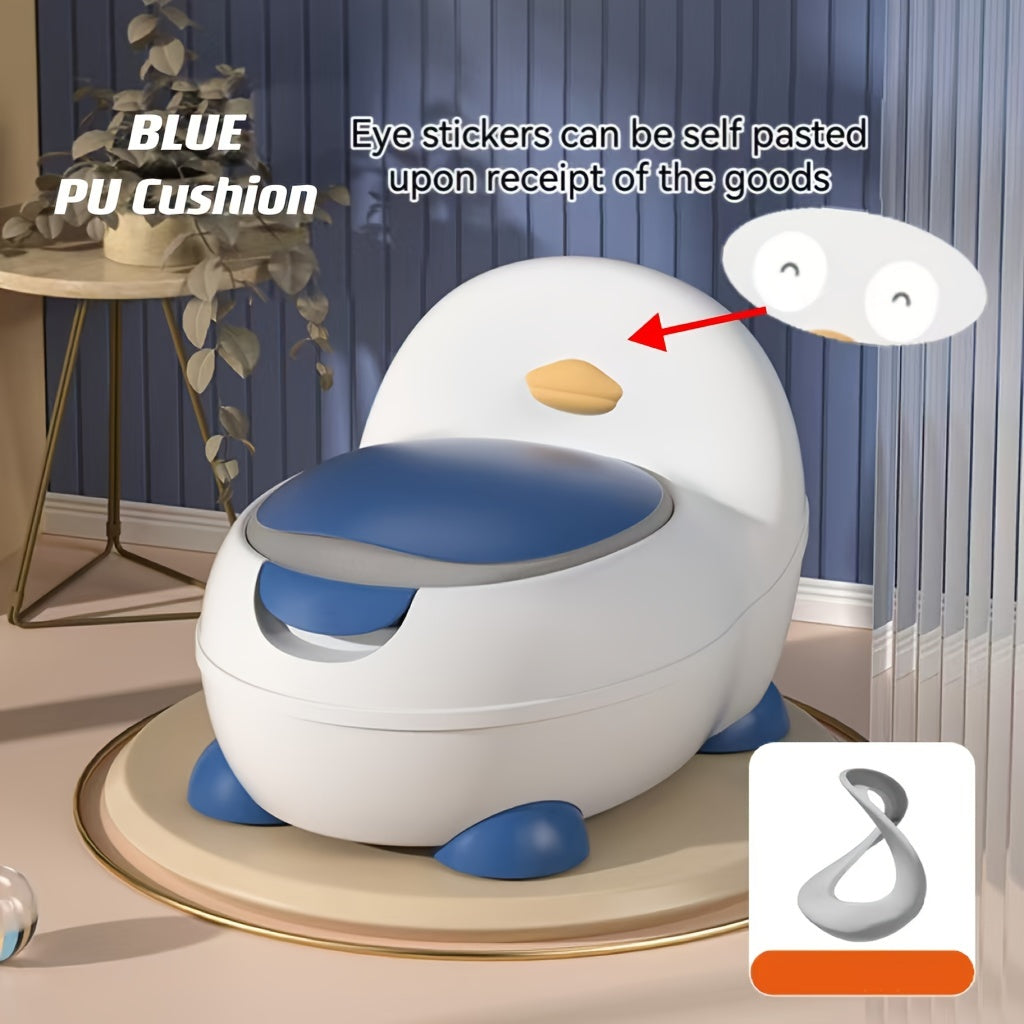 Duck-Shaped Potty Training Toilet for Kids - Portable, Easy to Clean, Available in Pink or Blue, Potty Training Seat for Young Children