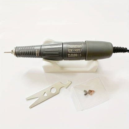 Powerful micromotor nail drill pen machine with handpiece for polishing at 35K & 45K RPM.