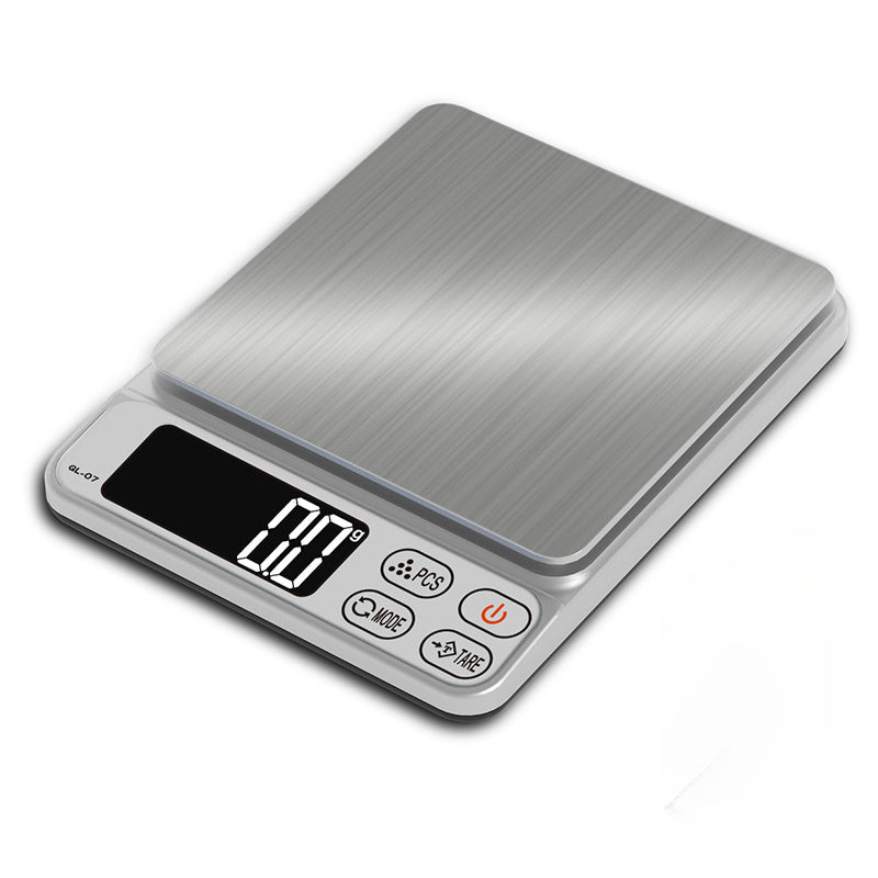 Portable HOTU Digital Jewelry Scale with accurate weighing, LCD display, and 2*AAA batteries included