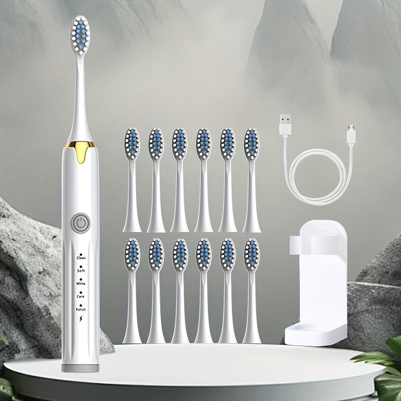 B1-Bai Electric Toothbrush Set - 5-speed charging model with automatic teeth whitening and ultra-soft replaceable brush head. Perfect for daily oral care at home or on the go.