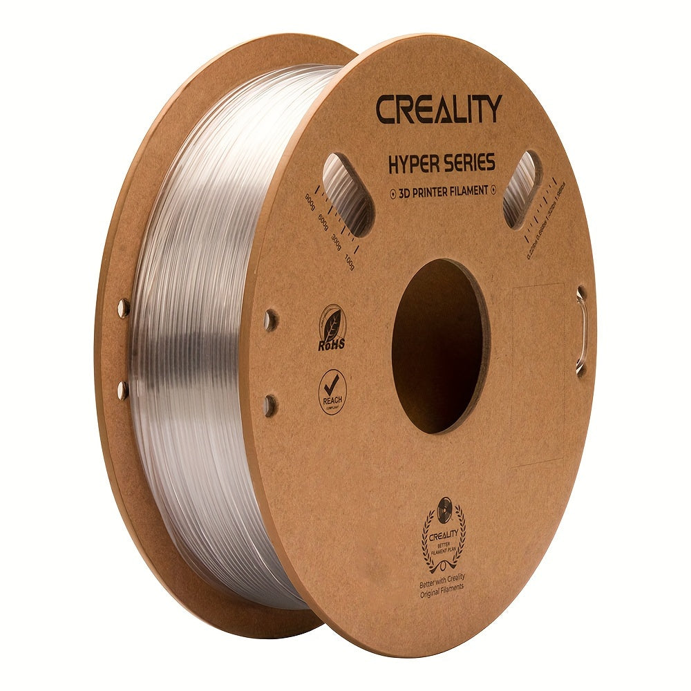 1kg CREAITY Hyper Series PETG Filament: High-speed 1.75mm, Multi-color options for K1/Ender-5 3D printers, durable and reliable performance.