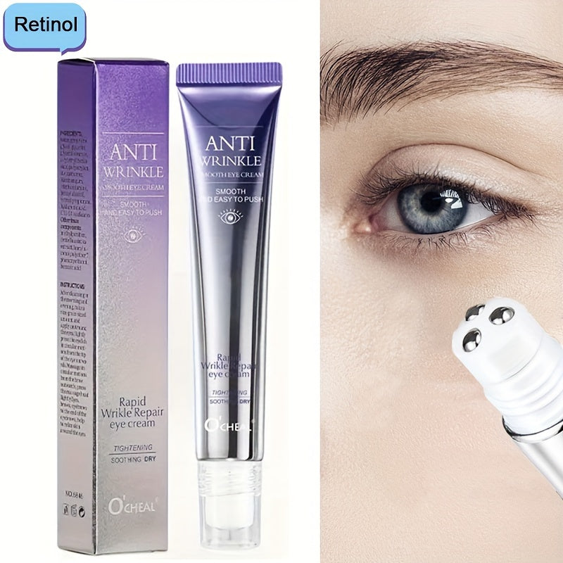 Smooths wrinkles, firms and tightens skin with eye cream essence.