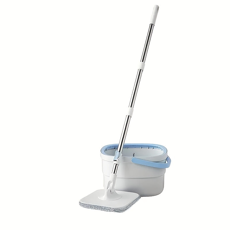 This all-in-one cleaning tool includes a handheld mop with bucket, two microfiber mop heads, a rotating floor cleaner, and a dust mop. It is perfect for all-purpose wet and dry cleaning in various areas of the house, such as the home, kitchen, bathroom