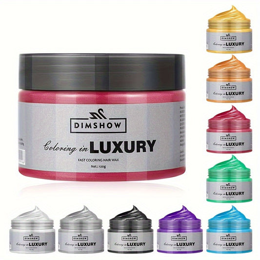 30g Dimsow Luxury Hair Coloring Wax for Normal Hair Types, Easy to Use, Long-Lasting