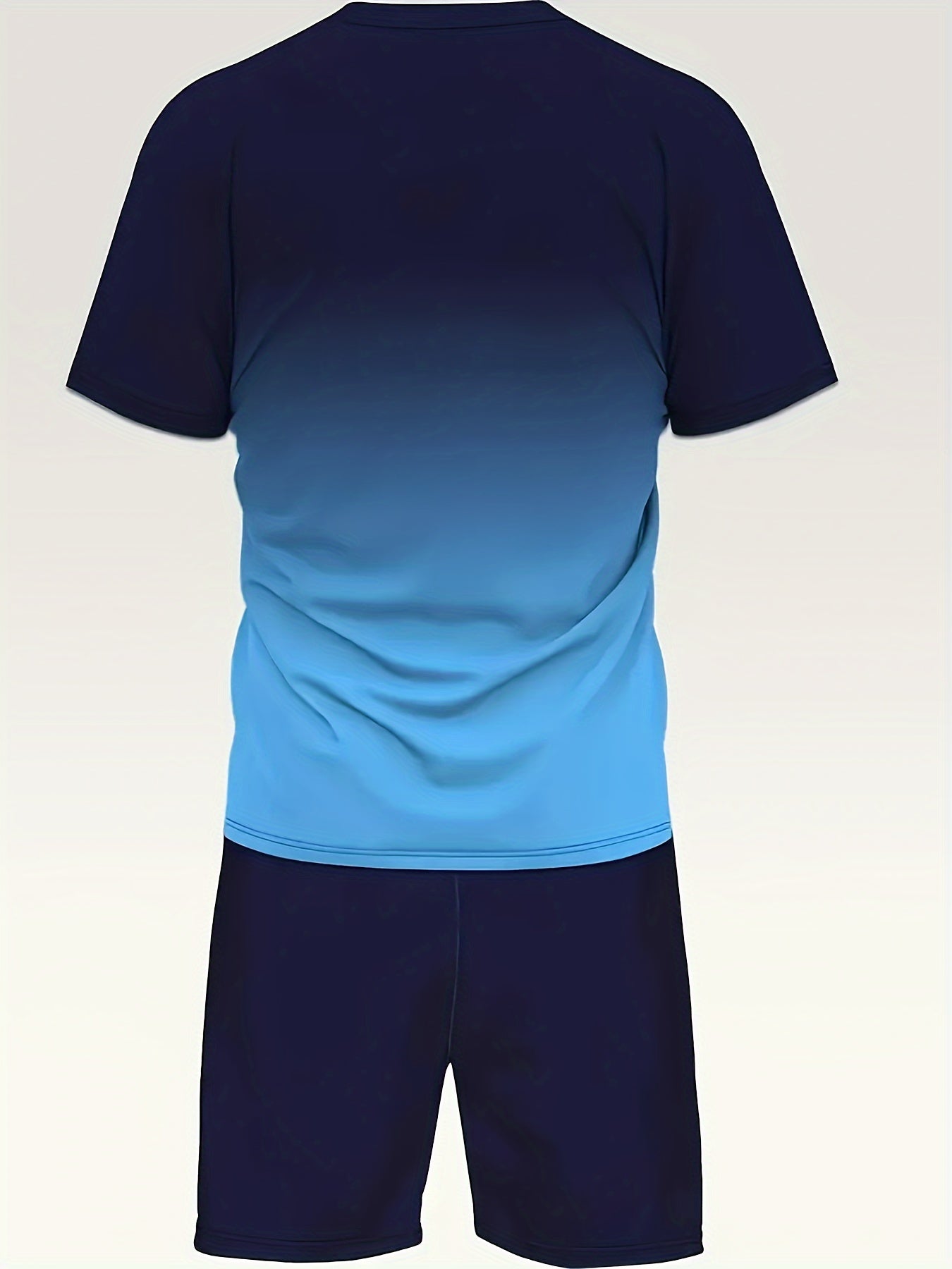 Men's casual sports suit with short sleeves