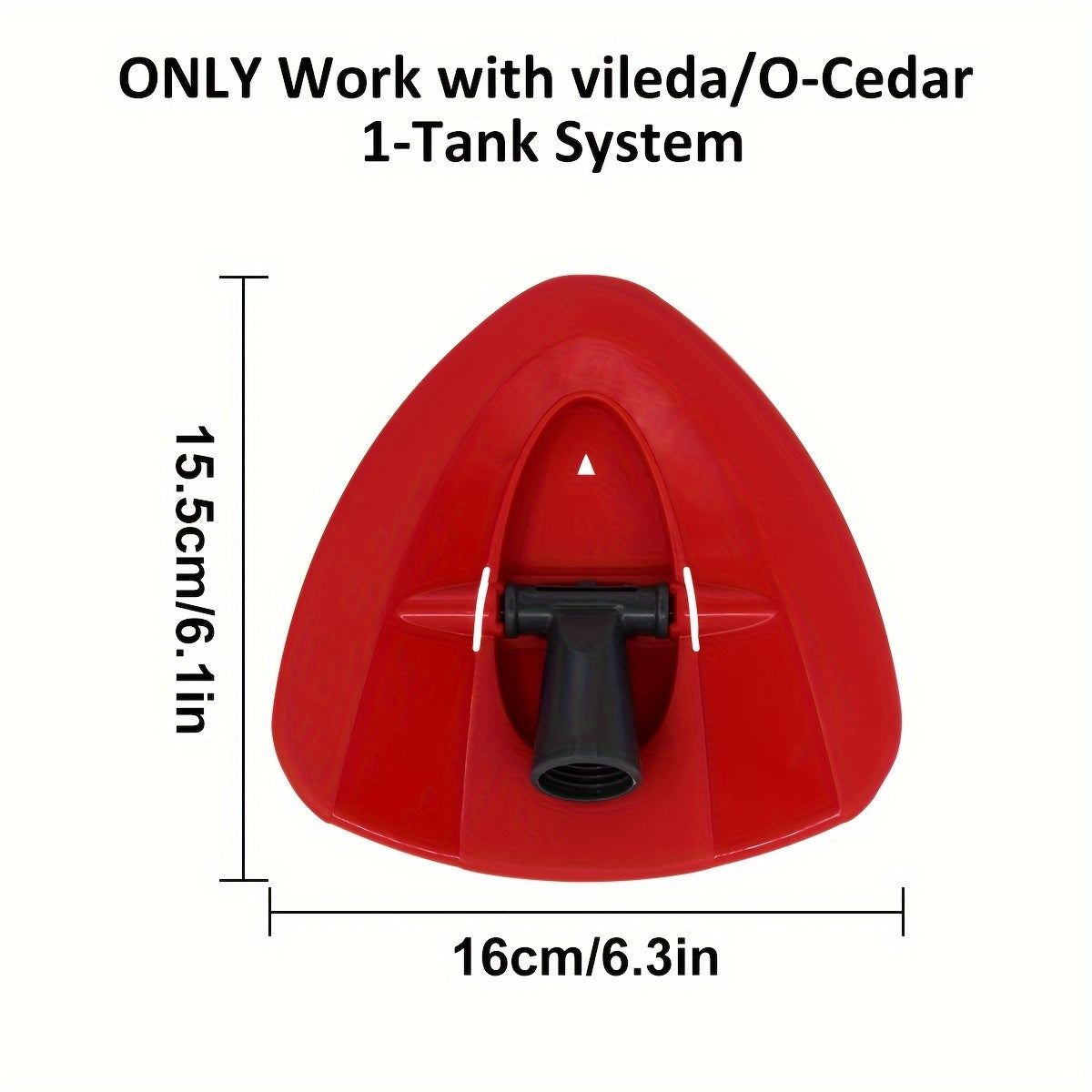 GFRED Spin Mop Замена Щетки: Разработана для использования с Vileda/O-Cedar Easywring 1-Tank System, Долговечный и экологически чистый вариант для уборки кухни и плитки.