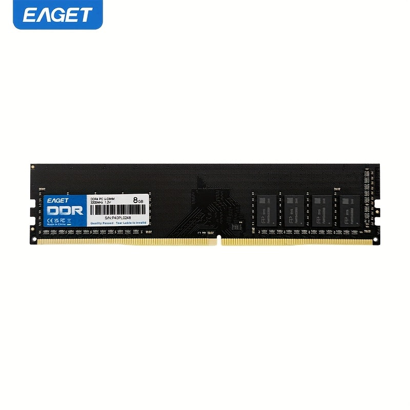 EAGET DDR4 RAM: 8GB/16GB, 3200MHz, 1.2V, UDIMM Desktop Memory for Intel & AMD Motherboards