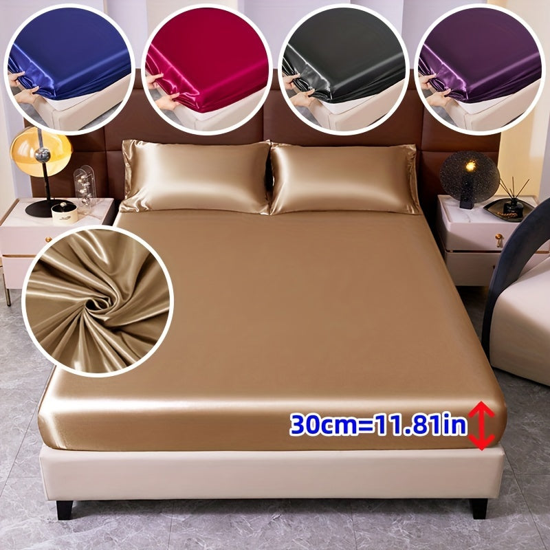 Three pieces of 100% polyester colorful fitted sheet set includes 1 fitted sheet and 2 pillowcases. This fashionable and versatile sheet set is essential for student dormitories, bedrooms, and homes. It can also be used as a protective cover for your