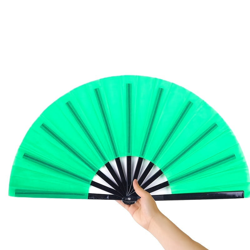 Traditional Chinese style accessories including a 1pc Kung Fu Fan, Tai Chi Ringing Fan, Chinese Dance Folding Fan, and Martial Arts Double-sided Plastic Fan Bone, perfect for adding a classic touch to your look.