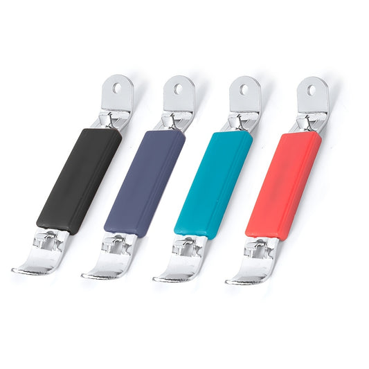 Compact, power-free magnetic bottle opener for camping and travel, fits most standard bottles.