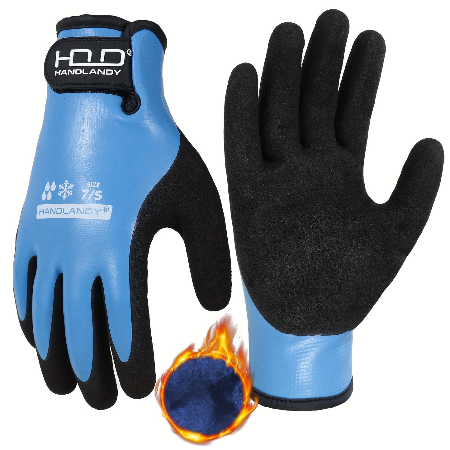 Stay cozy and protected this winter with a pair of Landyachts knitted polyester gloves. These gloves feature full finger coverage, non-slip grips, and are both waterproof and windproof. Suitable for both men and women, these gloves are perfect for