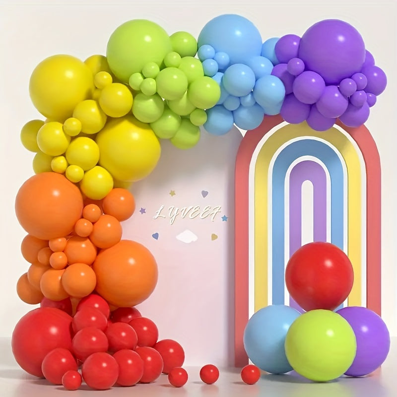 51 colorful latex balloons for weddings, birthdays, anniversaries, graduations, holidays, and celebrations. Perfect for indoor parties.