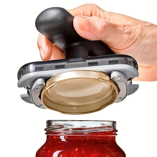 Adjustable jar and bottle opener for effortless opening without power. Ideal for home, parties, and daily use.