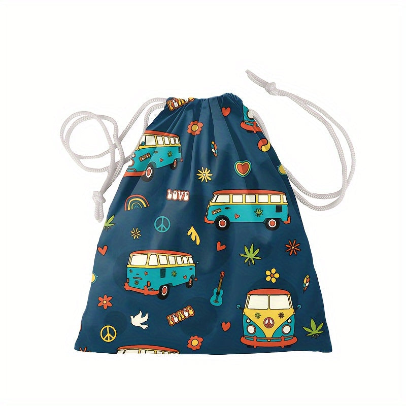 Get ready for any adventure with this versatile 25x30cm Reusable Wet Bag. Perfect for use as a Pul Waterproof Diaper Bag, Beach Pool Gym Bag, Stroller Yoga Toiletries Daycare Organizer, this large capacity drawstring bag is a must-have for moms on the