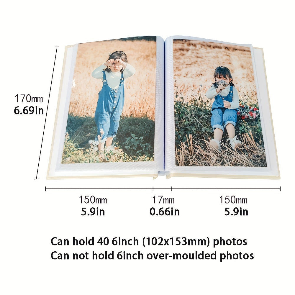 Commemorative Photo Album: This mini album can hold 15.24 cm of photos and features an exquisite design, perfect for creating commemorative, desktop, wedding, or birthday gift albums. Additionally, it can be used for storing painting cards.