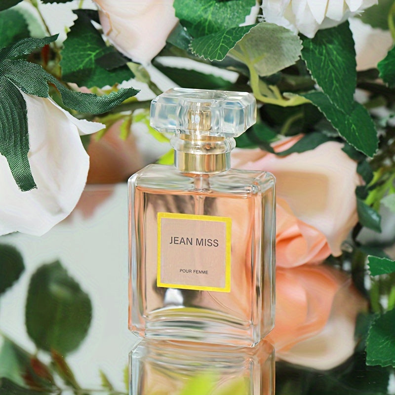 Elegant floral women's perfume: buy one, get one free. Alcohol-based, formaldehyde-free. Ideal for daily wear or date night.