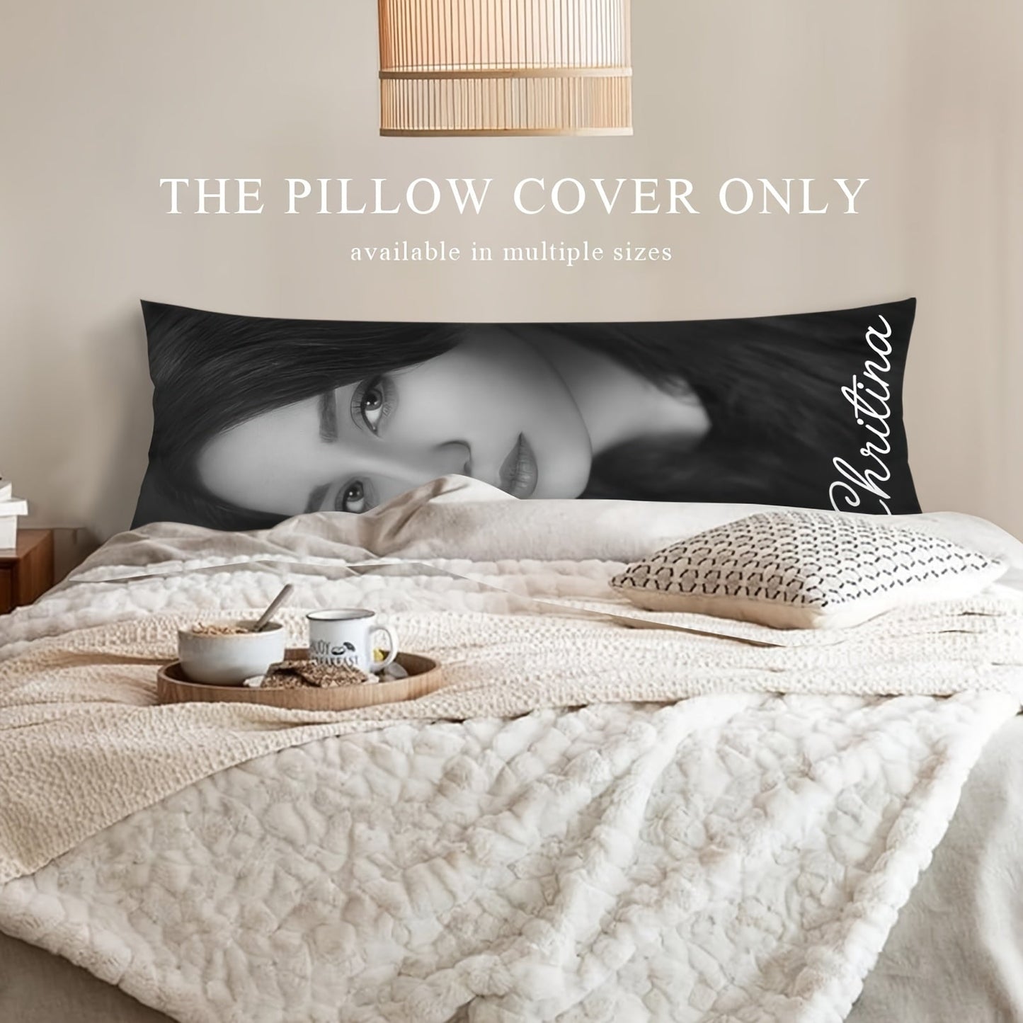 Personalized Photo Body Pillowcase, Custom Plush Cover, Ideal Gift for Loved Ones, Features Double-Sided Print, Made with Luxurious Short Plush Material, Designed to Fit 20x54 inch Insert, Recommended for Ages 14 and Up.