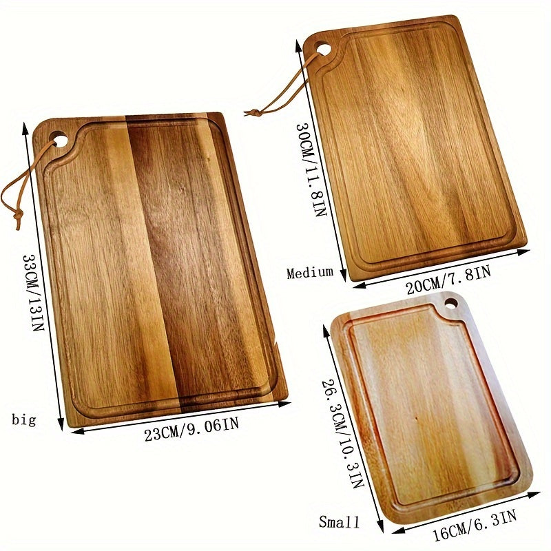 Best-Selling Premium Wooden Cutting Board for Professional Chefs - Perfect for Meat, Cheese, Bread, Vegetables & Fruits - Must-Have Kitchen Accessory for Home, Dorms, and Mother's Day Gift