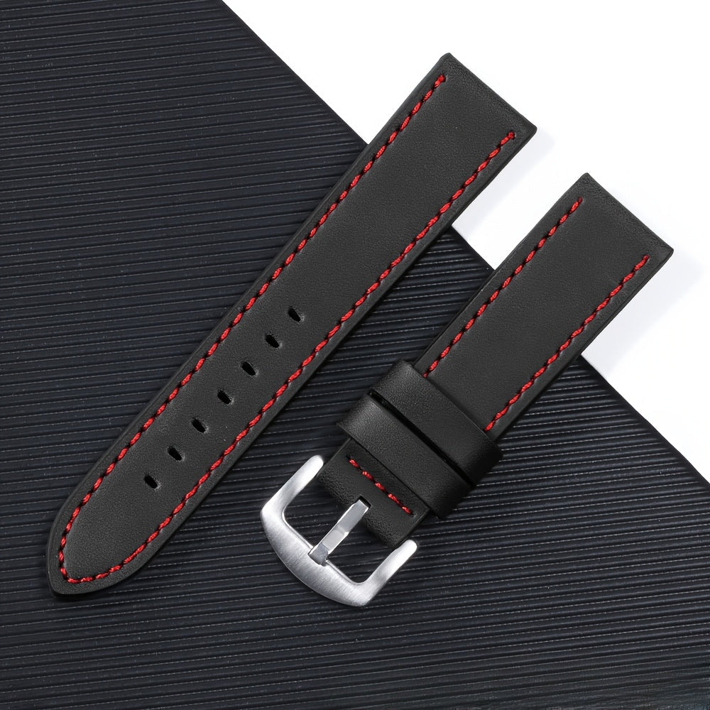 Fashionable and professional, this Men's Watch Strap in 20mm and 22mm sizes is the perfect replacement for your smart watch. Complete your look with this stylish accessory.