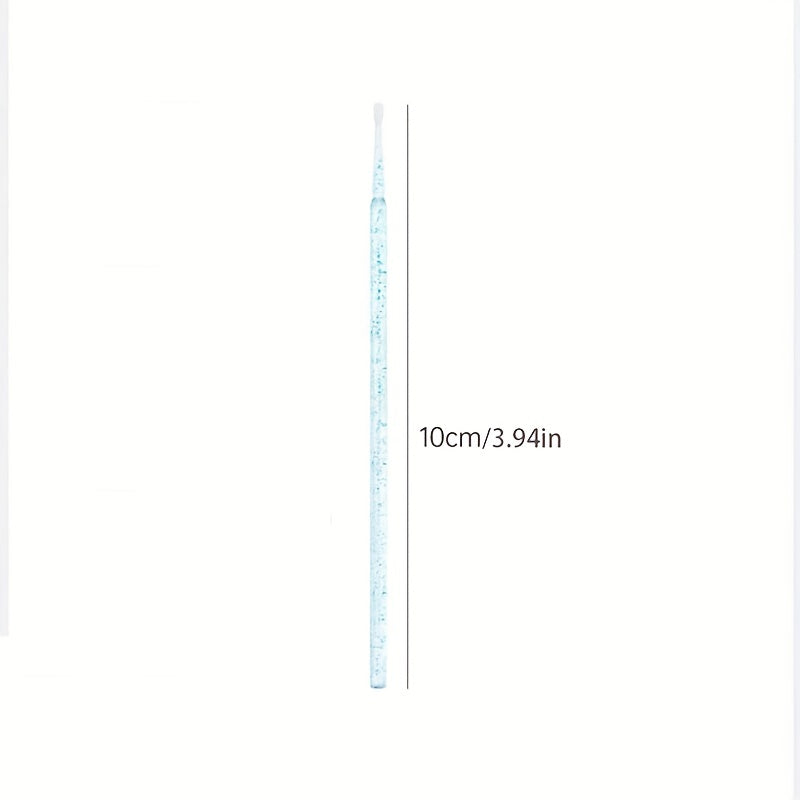 100 микробрашеров в портативном контейнере для ресниц, макияжа, орального и стоматологического использования