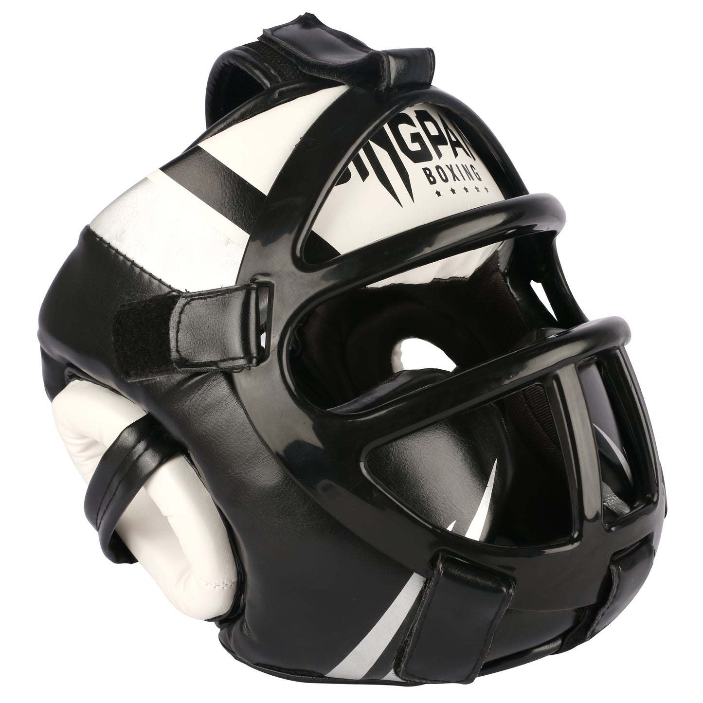 Thickened boxing head guard for training, fully enclosed.