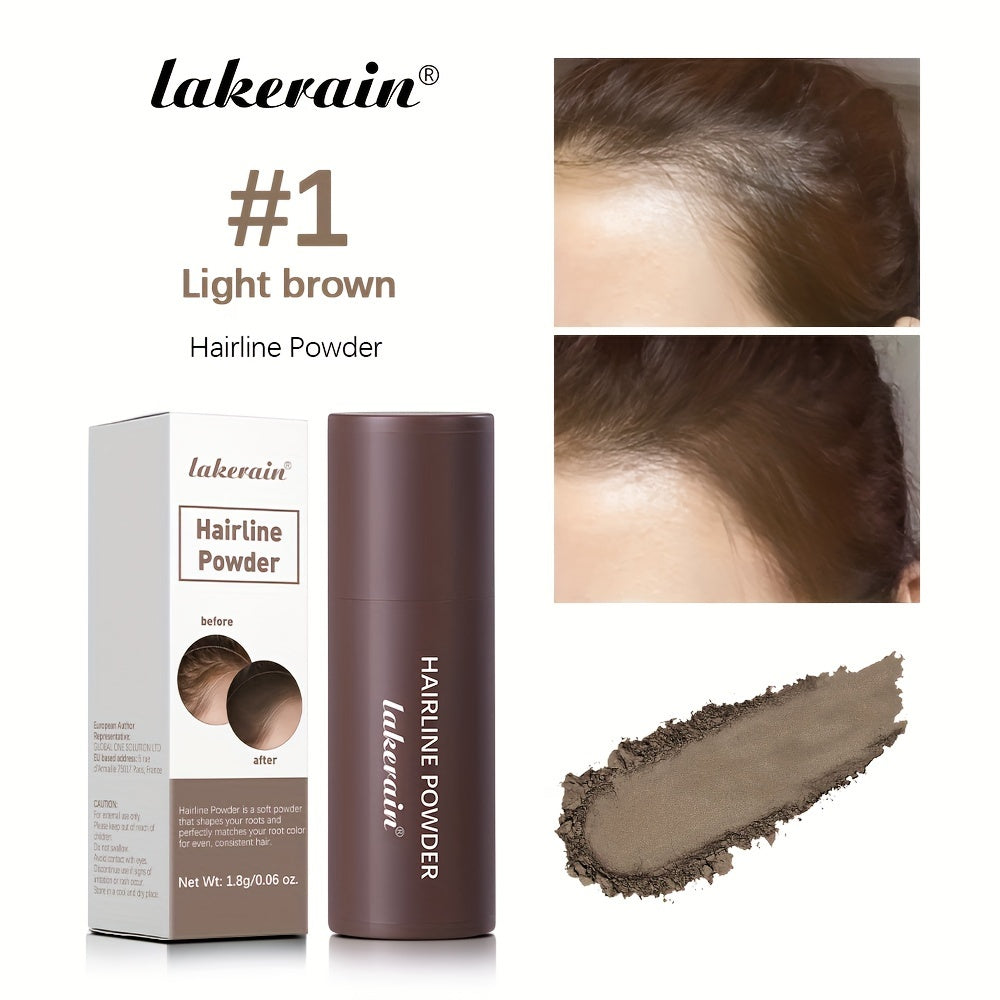 Lakerain Hairline Powder Stick for normal hair, waterproof, long-lasting, high coverage power, creates perfect hairlines.