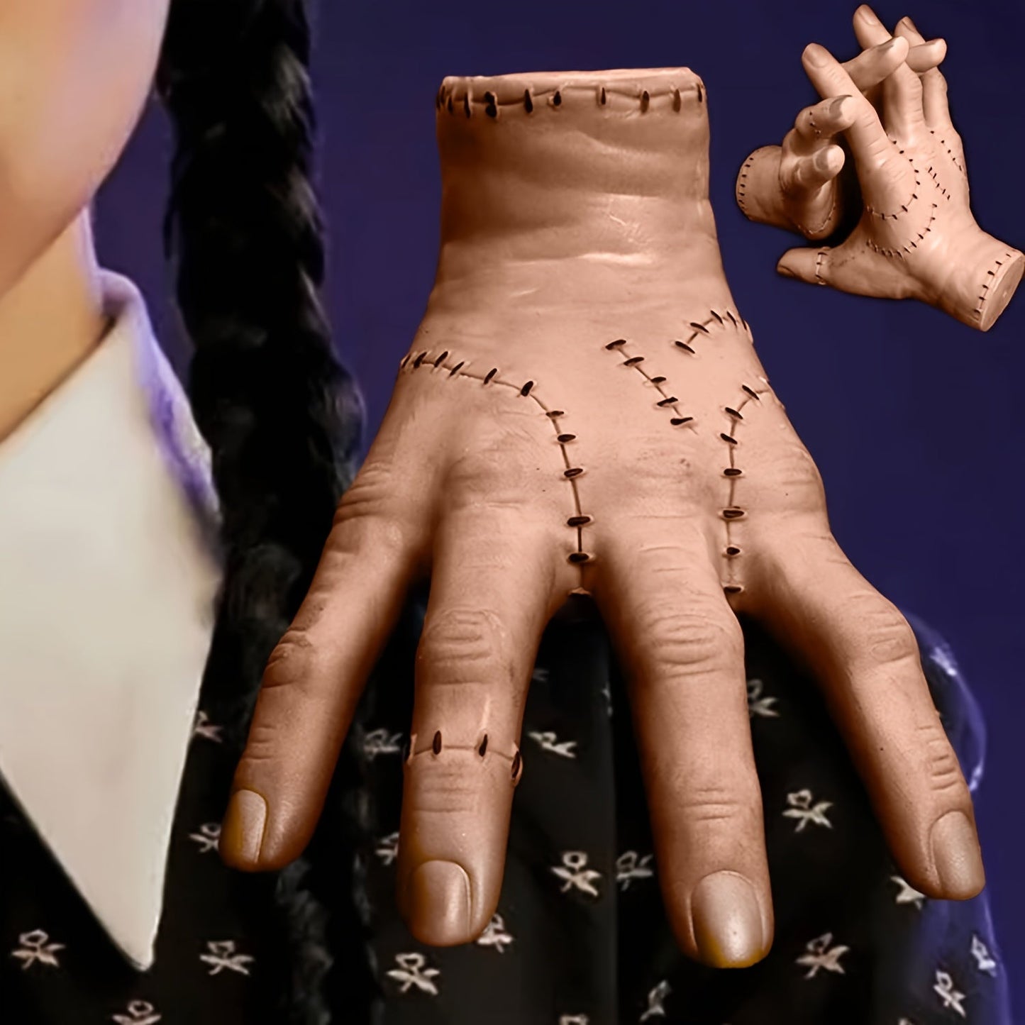 Addams Family Fake Hand Prop for Cosplay and Decorations - Perfect for Halloween and Easter Gifts in 2023