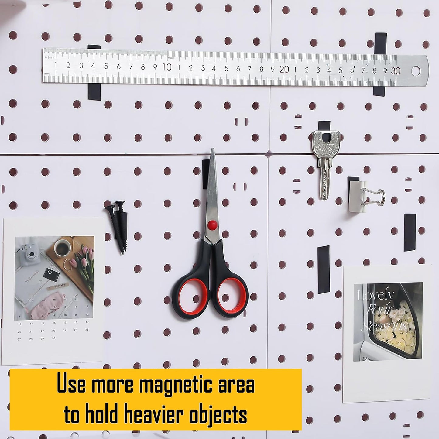 U-POLEMAG Brand's 10M Magnetic Tape Roll: Premium Self-Adhesive Flex Magnets for Hanging, Tools, and Home Decor - Perfect for Christmas, Halloween, Easter, and Thanksgiving