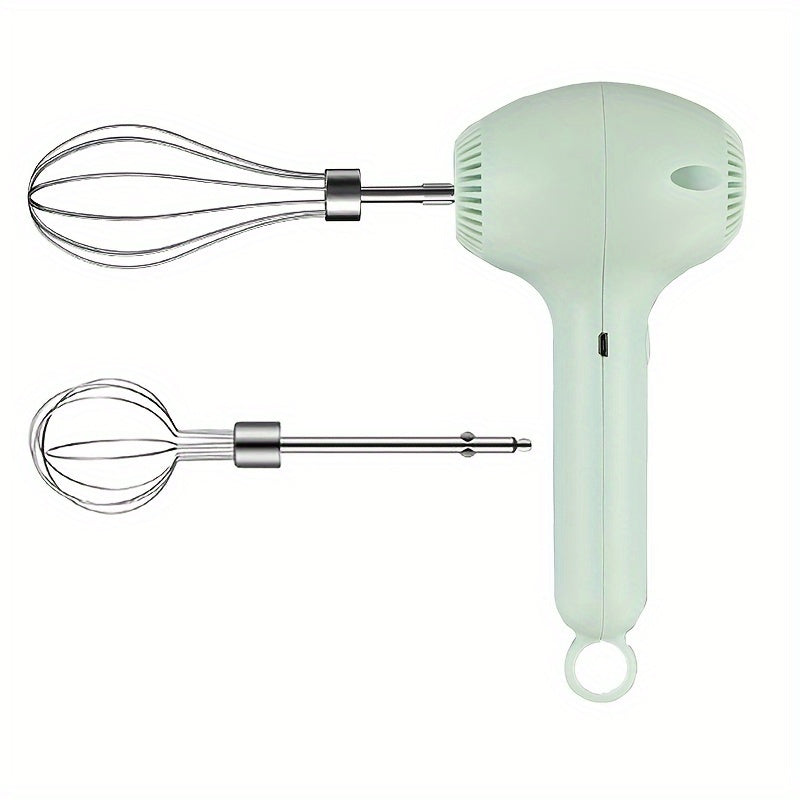 Rechargeable electric eggbeater and whisk for home bakers and professionals, cordless and portable, perfect for cakes, cookies, muffins, and more.